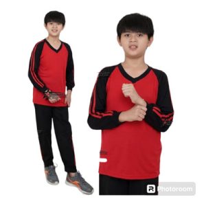 Baju Olahraga SD Warna Merah