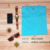 Kaos Polos Biru Muda