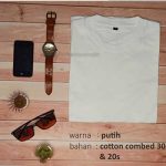 Kaos Polos Putih