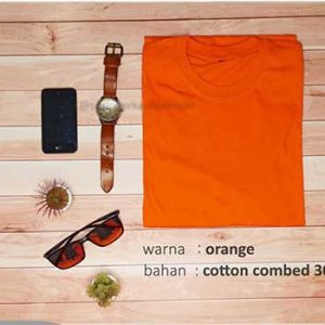 Kaos Polos Orange