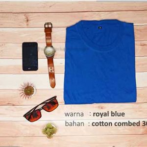 Kaos Polos Biru Benhur