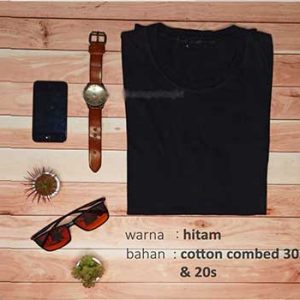 Kaos Polos Hitam