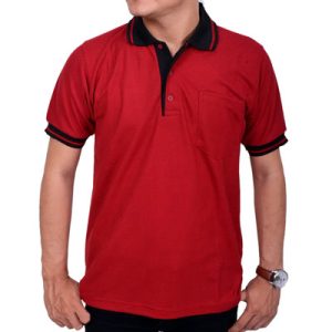 Kaos Polo Warna Marun