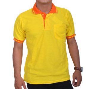 Kaos Polo Kuning Kenari