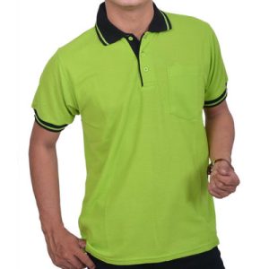 Kaos Polo Warna Hijau Stabilo