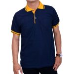 Kaos Polo Warna Dongker Kuning