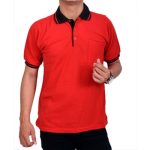 Kaos Polo Warna Merah