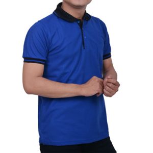 Kaos Polo Warna Biru Benhur