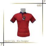 Polo Shirt Warna Merah Cabe