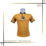 Polo Shirt Warna Kuning Kunyit