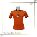 Polo Shirt Warna Orange Tua