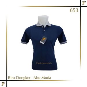 Polo Shirt Warna Biru Dongker