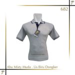 Polo Shirt Warna Abu Misty Muda