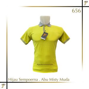 Polo Shirt Warna Hijau Lemon