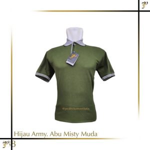 Polo Shirt Warna Hijau Army