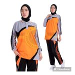 Baju Olahraga SMA Warna Orange